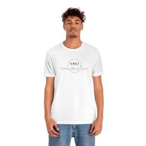 Mr. CEO Unisex White Crew Neck Tee