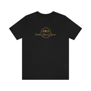 Mr. CEO Unisex Black Crew Neck Tee