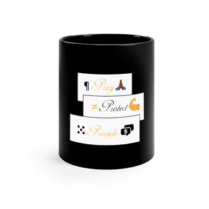 Pray Mr. CEO 11oz Black Mug