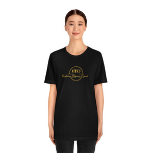 Mr. CEO Unisex Black Crew Neck Tee